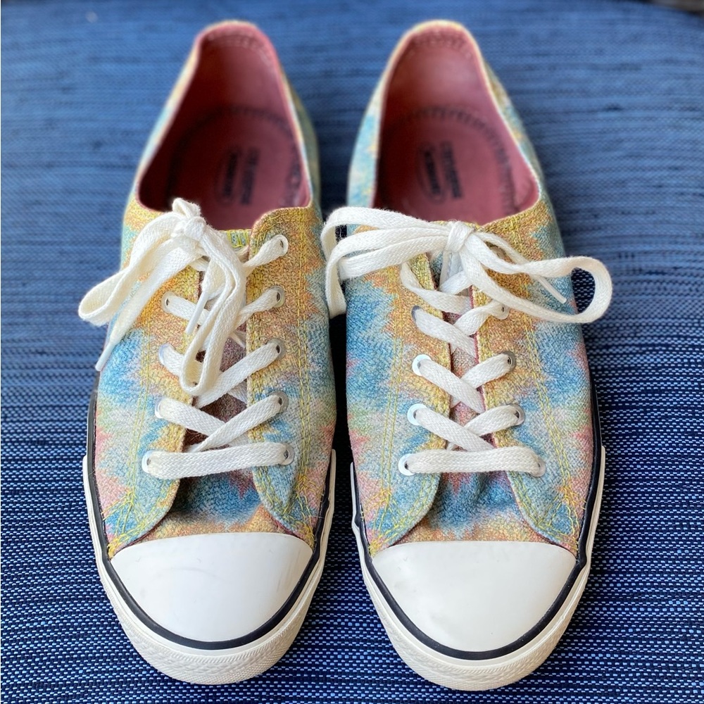 Missoni x Converse Collaboration Chuck Taylor Sneakers.  Light signs of wear.